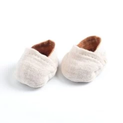 3 Paires De Chaussons "Poméa" DJECO Pour Poupon (compatible Minikane) -Bébés Produits Magasin 3 paires de chaussons pomea djeco pour poupon compatible minikane 3
