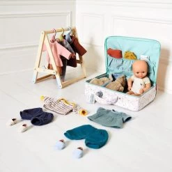 3 Paires De Chaussons "Poméa" DJECO Pour Poupon (compatible Minikane) -Bébés Produits Magasin 3 paires de chaussons pomea djeco pour poupon compatible minikane 4