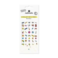 55 Stickers Ongles Années 70's "Nail Stickers" NAILMATIC -Bébés Produits Magasin 55 stickers ongles annees 70 s nail stickers nailmatic 2