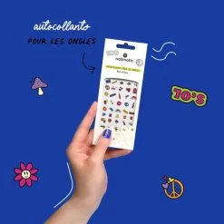 55 Stickers Ongles Années 70's "Nail Stickers" NAILMATIC