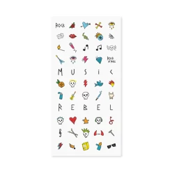 55 Stickers Ongles Rock "Nail Stickers" NAILMATIC