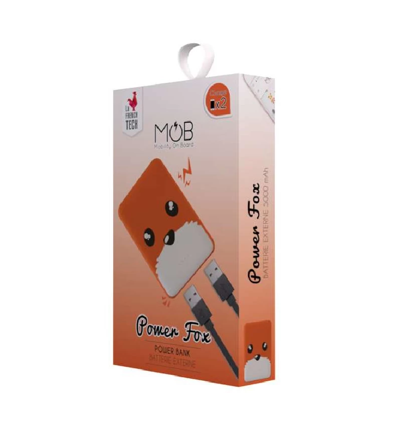 Batterie Externe Powerbank Fox 5000 Mah MOBILITY ON BOARD 6 Batterie Externe Powerbank Fox 5000 Mah MOBILITY ON BOARD – Image 4