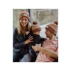 Bonnet "Block Coffe" HELLO HOSSY -Bébés Produits Magasin bonnet hello hossy 42
