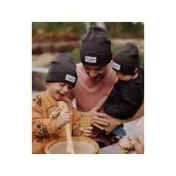 Bonnet "Urban Chiné Black" HELLO HOSSY -Bébés Produits Magasin bonnet hello hossy 70