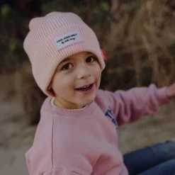 Bonnet "Pop Powder Pink" HELLO HOSSY -Bébés Produits Magasin bonnet pop powder pink hello hossy 2