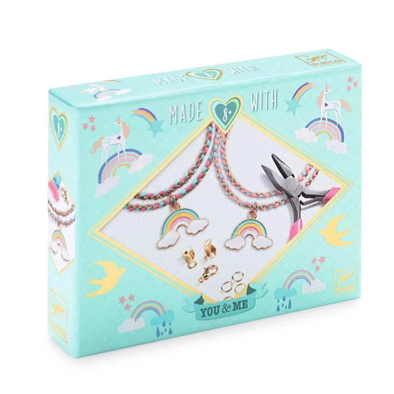 Bracelet You&Me "Kumihimo Arc-en-ciel" à Créer DJECO 4 Bracelet You&Me "Kumihimo Arc-en-ciel" à Créer DJECO – Image 2