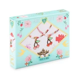 Bracelet "you&Me Tila Et Cerises" En Perles à Créer DJECO -Bébés Produits Magasin bracelet youme tila et cerises en perles a creer djeco 3