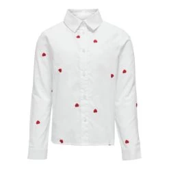 Chemise Manches Longues "KOGLINA GRACE L/S EMB SHIRT WVN" KIDS ONLY