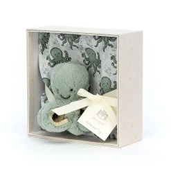 Coffret Odyssey "Lange Et Peluche Octopus " JELLYCAT 7 Coffret Odyssey "Lange Et Peluche Octopus " JELLYCAT -Bébés Produits Magasin coffret odyssey lange et peluche octopus jellycat 2