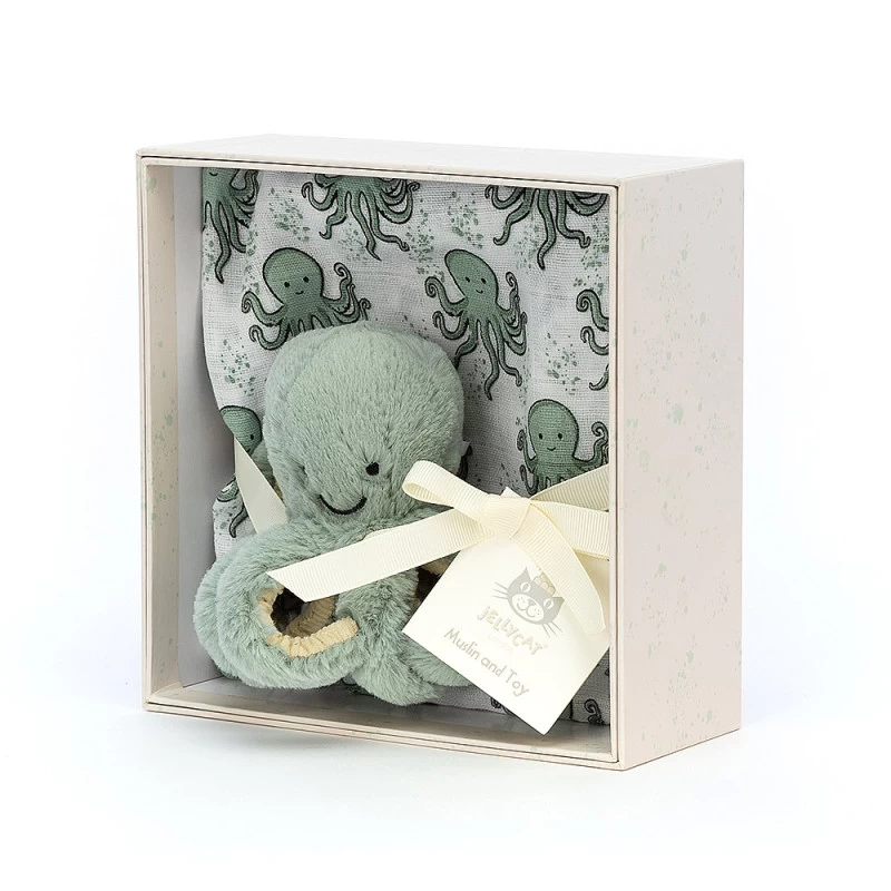Coffret Odyssey "Lange Et Peluche Octopus " JELLYCAT 5 Coffret Odyssey "Lange Et Peluche Octopus " JELLYCAT – Image 3