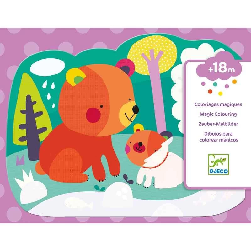 Coloriage Magique à Eau "Caché Dans Les Bois" DJECO 3 Coloriage Magique à Eau "Caché Dans Les Bois" DJECO