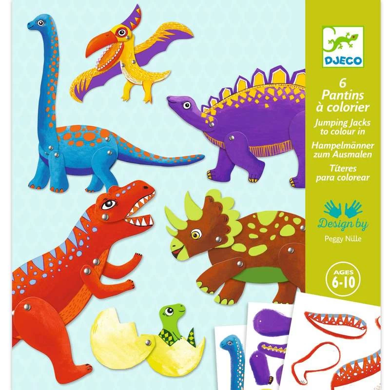 Coloriages Surprises "Dinos " DJECO 7 Coloriages Surprises "Dinos " DJECO – Image 5