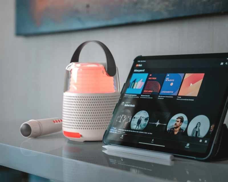 Enceinte Bleutooth & Karaoké "KS-80 GRIS" MOBILITY ON BOARD 8 Enceinte Bleutooth & Karaoké "KS-80 GRIS" MOBILITY ON BOARD – Image 6