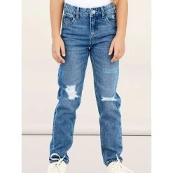 Jean Coupe Classique "NKFROSE HW MOM AN JEANS 1091-DO NOOS" NAME IT -Bébés Produits Magasin jean coupe classique nkfrose hw mom an jeans 1091 do noos name it 2