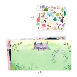 Jeu De Décoration "La Vie Au Château" DJECO -Bébés Produits Magasin jeu de decoration la vie au chateau djeco 2