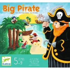 Jeu De Societé "Big Pirate" DJECO -Bébés Produits Magasin jeu de societe big pirate djeco 1