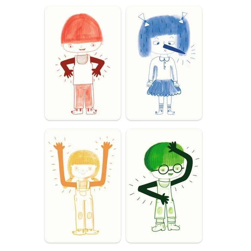 Jeux De Cartes "Kidimime" DJECO 3 Jeux De Cartes "Kidimime" DJECO