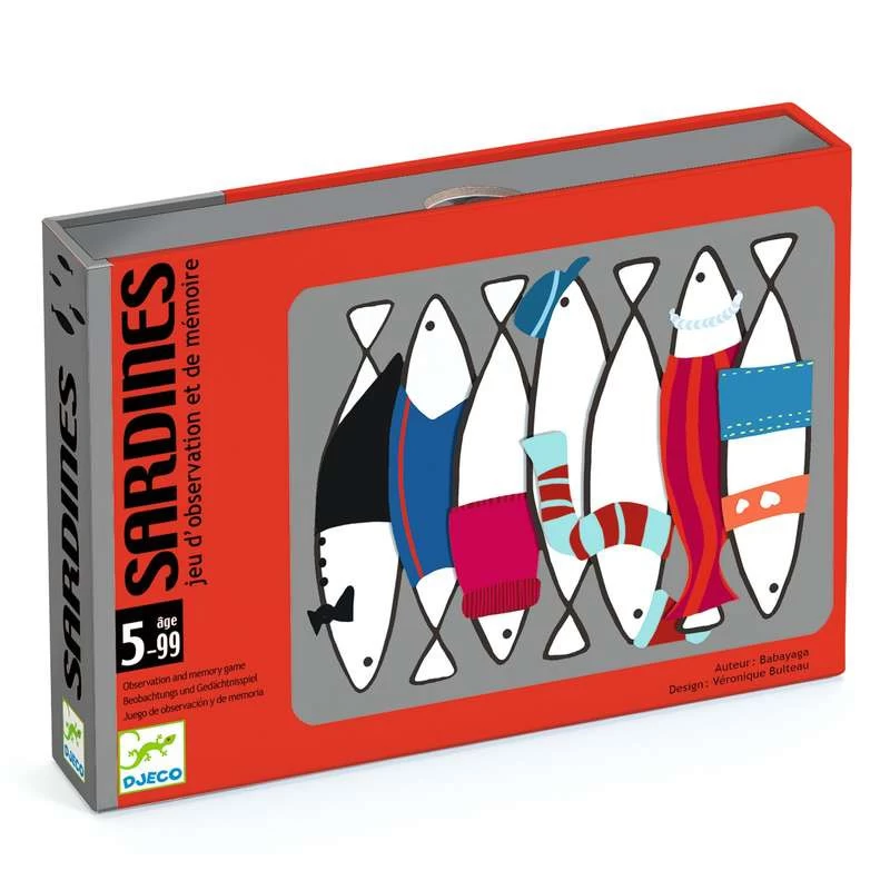Jeux De Cartes "Sardines" DJECO 6 Jeux De Cartes "Sardines" DJECO – Image 4