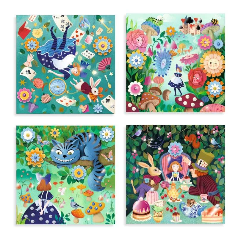 Kit Créatif "Au Pays Des Merveilles" DJECO 8 Kit Créatif "Au Pays Des Merveilles" DJECO – Image 6