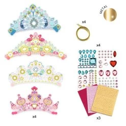 Kit Créatif "Comme Une Princesse" DJECO 13 Kit Créatif "Comme Une Princesse" DJECO -Bébés Produits Magasin kit creatif comme une princesse djeco 4