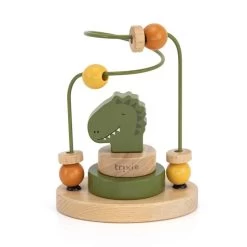 Labyrinthe à Perles En Bois "Mr. Dino" TRIXIE 5 Labyrinthe à Perles En Bois "Mr. Dino" TRIXIE -Bébés Produits Magasin labyrinthe a perles en bois mr dino trixie 1