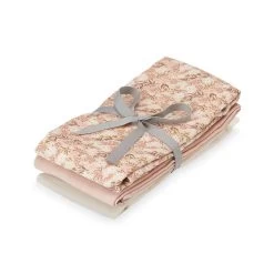 Langes En Mousseline, Lot De 3 Mix "Aurora, Coquille D'œuf, Vieux Rose" CAM CAM