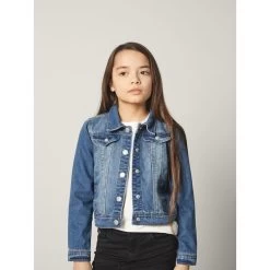 Veste En Jean "NKFSTAR RIKA" Medium Blue Denim NAME IT -Bébés Produits Magasin nitstar rika dnm jacket nmt noos medium blue demin 2
