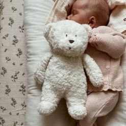 Ourson Magique "Blanc Polaire En Coton Bio" MOONIE -Bébés Produits Magasin ourson magique blanc polaire en coton bio moonie 3