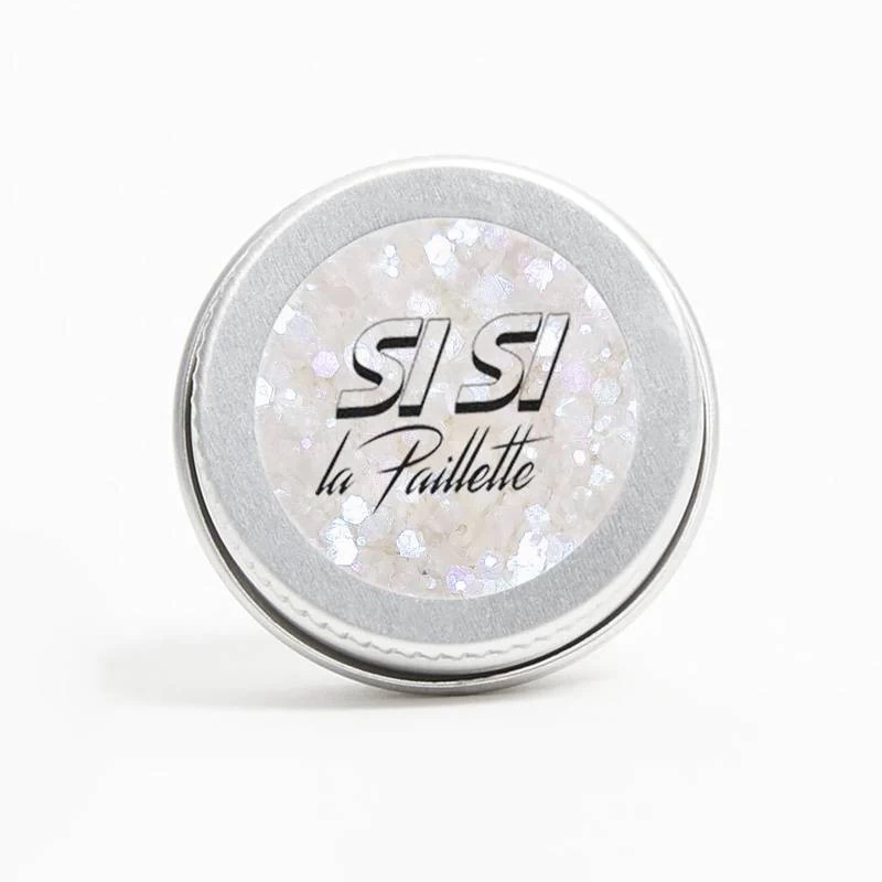 Paillettes Biodégradable 5ml "Pure Nuit Blanche" SISI LA PAILLETTE 3 Paillettes Biodégradable 5ml "Pure Nuit Blanche" SISI LA PAILLETTE
