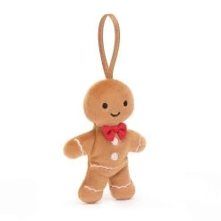 Peluche "Festive Folly Gingerbread Fred" JELLYCAT -Bébés Produits Magasin peluche festive folly gingerbread fred jellycat 3