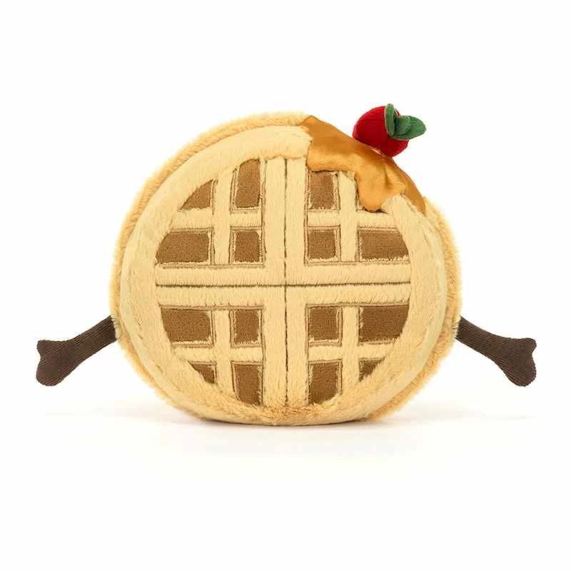 Peluche Gaufre "Amuseables Rene Waffle" JELLYCAT 6 Peluche Gaufre "Amuseables Rene Waffle" JELLYCAT – Image 4