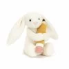 Peluche Lapin "Bashful Bunny With Pencil" Small JELLYCAT