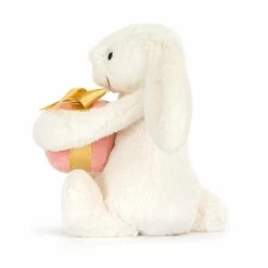 Peluche Lapin "Bashful Bunny With Present" JELLYCAT -Bébés Produits Magasin peluche lapin bashful bunny with present jellycat 1