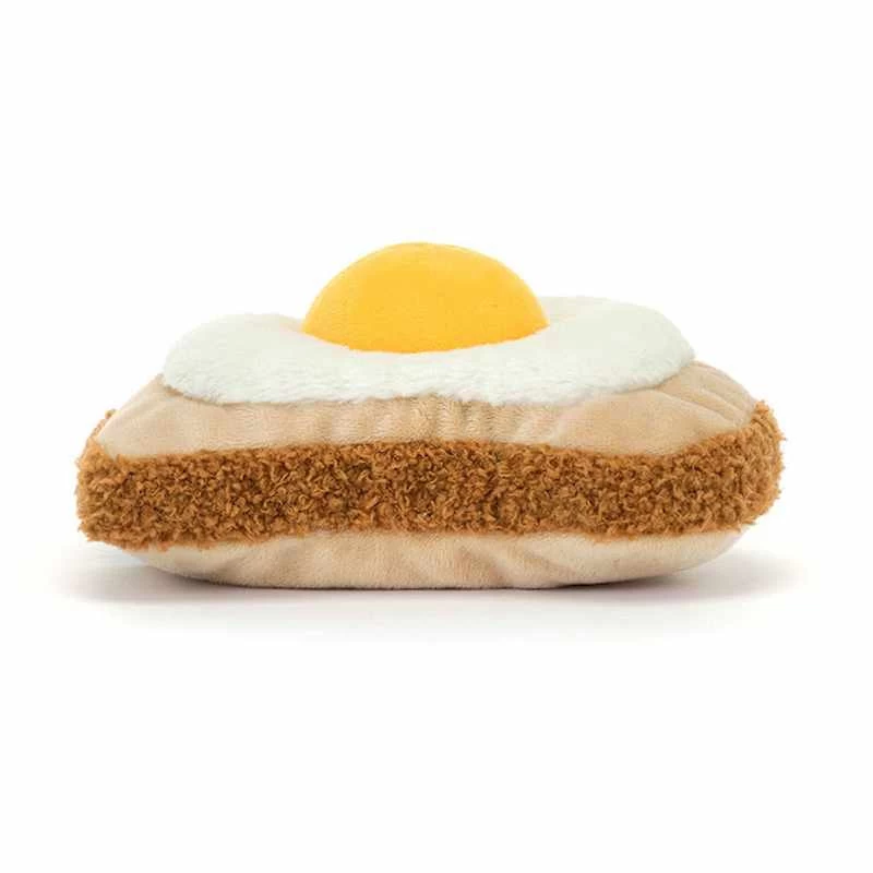 Peluche œufs Sur Toast "Egglantine Egg On Toast" JELLYCAT 6 Peluche œufs Sur Toast "Egglantine Egg On Toast" JELLYCAT – Image 4