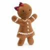 Peluche Pain D'épices "Large Jolly Gingerbread Ruby" JELLYCAT -Bébés Produits Magasin peluche pain d epices large jolly gingerbread ruby jellycat
