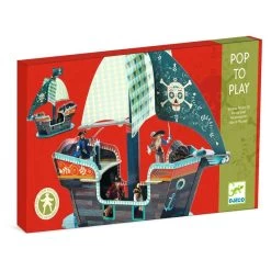 Pop To Play "Bateau Pirate" DJECO -Bébés Produits Magasin pop to play bateau pirate djeco 3