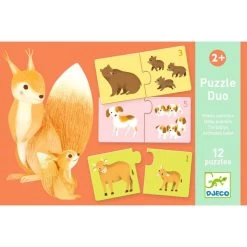 Puzzle Duo "Bébés Animaux" DJECO -Bébés Produits Magasin puzzle duo bebes animaux djeco 2