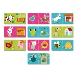 Puzzle "duo Habitat" DJECO -Bébés Produits Magasin puzzle duo habitat djeco 2