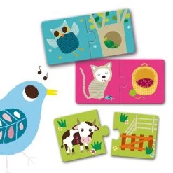 Puzzle "duo Habitat" DJECO -Bébés Produits Magasin puzzle duo habitat djeco 3