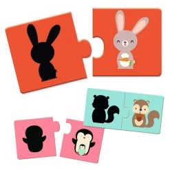 Puzzle "duo Ombres" DJECO -Bébés Produits Magasin puzzle duo ombres djeco 3