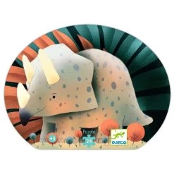 Puzzle Silhouette 24 Pcs"Téo Le Dino" DJECO -Bébés Produits Magasin puzzle silhouette 24 pcsteo le dino djeco 2