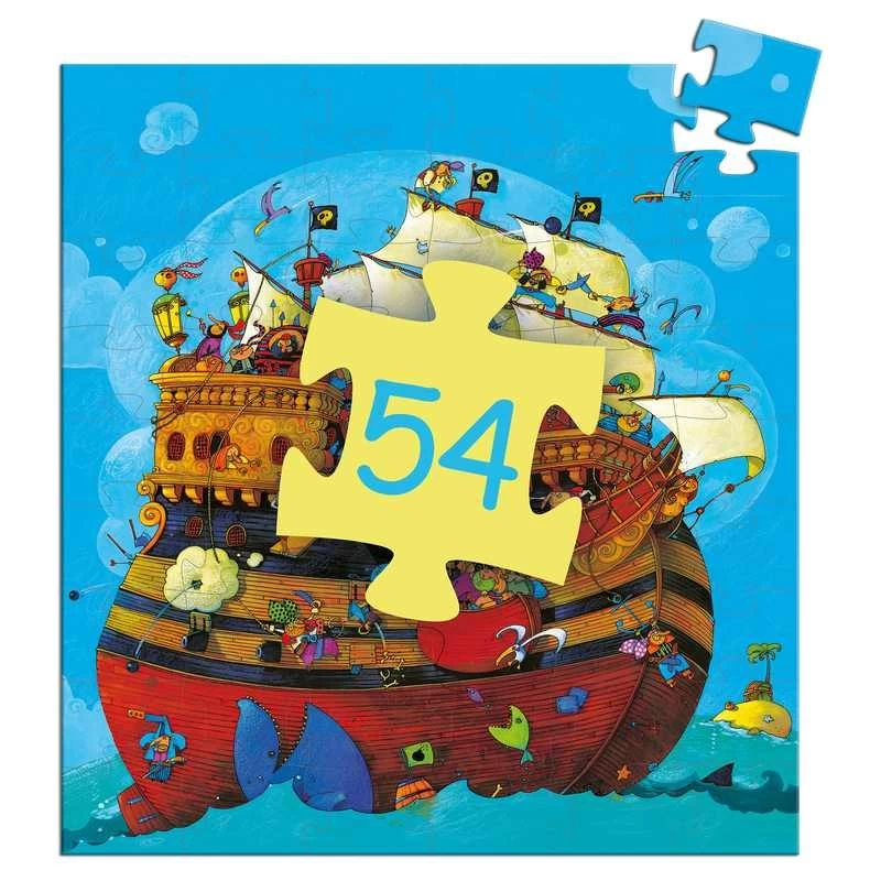 Puzzle Silhouette "Le Bateau De Barberousse" DJECO 4 Puzzle Silhouette "Le Bateau De Barberousse" DJECO – Image 2