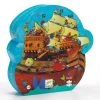 Puzzle Silhouette "Le Bateau De Barberousse" DJECO -Bébés Produits Magasin puzzle silhouette le bateau de barberousse djeco