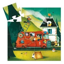 Puzzle Silhouette "Le Camion De Pompier" DJECO 9 Puzzle Silhouette "Le Camion De Pompier" DJECO -Bébés Produits Magasin puzzle silhouette le camion de pompier djeco 3