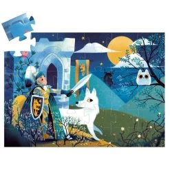 Puzzle Silhouette "Le Chevalier De La Pleine Lune" DJECO -Bébés Produits Magasin puzzle silhouette le chevalier de la pleine lune djeco 2