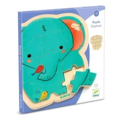 Puzzlo "Elephant" 14 Pcs DJECO