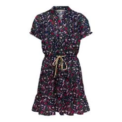 Robe Avec Taille Ajustée "KOGLUNA-MONIQUE STRING TIE S/S DRESS PTM" KIDS ONLY