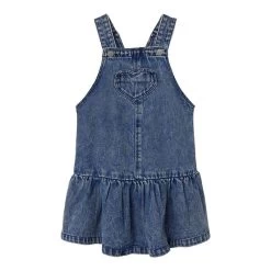 Robe En Denim à Bretelles "NMFMOLLY DNM BIB DRESS 7345-MG L" NAME IT
