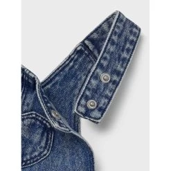 Robe En Denim à Bretelles "NMFMOLLY DNM BIB DRESS 7345-MG L" NAME IT -Bébés Produits Magasin robe en denim a bretelles nmfmolly dnm bib dress 7345 mg l name it 4
