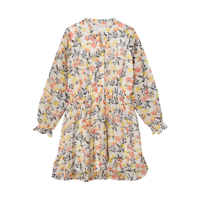 Robe Fleurie à Manches Longues "NKFTIRANCE LS DRESS PS" NAME IT 3 Robe Fleurie à Manches Longues "NKFTIRANCE LS DRESS PS" NAME IT